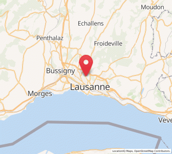 Map of Blécherette, Vaud