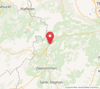 Map of Boltigen, Bern