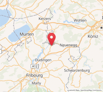 Map of Bösingen, Fribourg