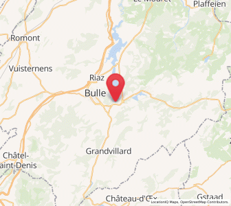 Map of Broc, Fribourg