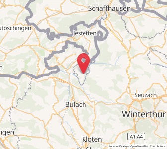 Map of Buchberg, Schaffhausen
