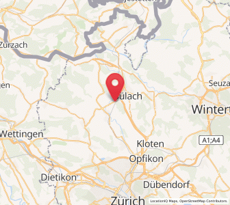 Map of Bückler-Dörnler, Zurich