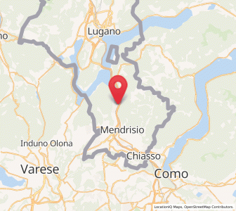 Map of Capolago, Ticino