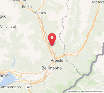 Map of Claro, Ticino