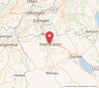 Map of Dagmersellen, Lucerne