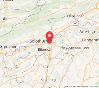Map of Derendingen, Solothurn