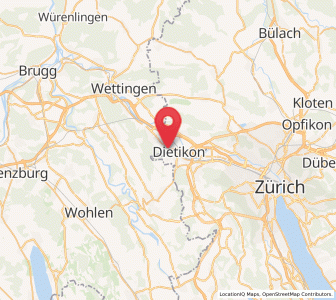 Map of Dietikon / Fondli, Zurich