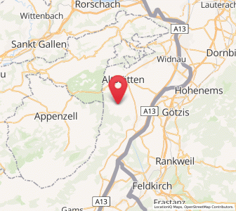Map of Eichberg, Saint Gallen