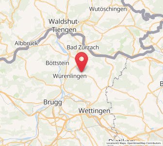 Map of Endingen, Aargau
