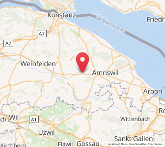 Map of Erlen, Thurgau