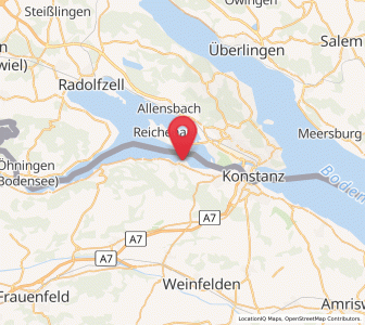 Map of Ermatingen, Thurgau