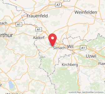 Map of Eschlikon, Thurgau