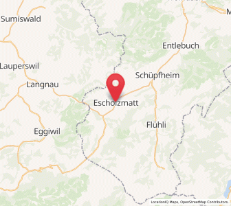 Map of Escholzmatt, Lucerne