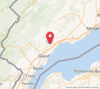 Map of Gilly, Vaud