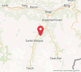 Map of Grächen, Valais