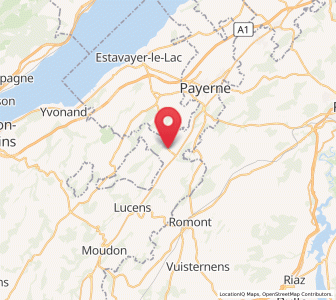 Map of Granges, Vaud
