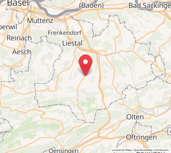 Map of Hölstein, Basel-Landschaft