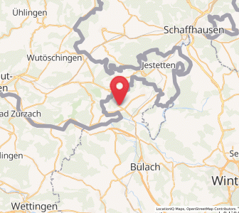 Map of Hüntwangen, Zurich