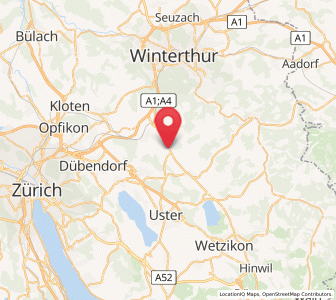 Map of Illnau, Zurich