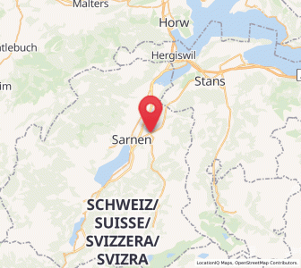 Map of Kerns, Obwalden