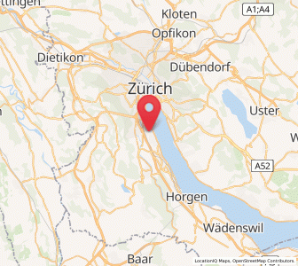 Map of Kilchberg / Bächler-Stocken, Zurich