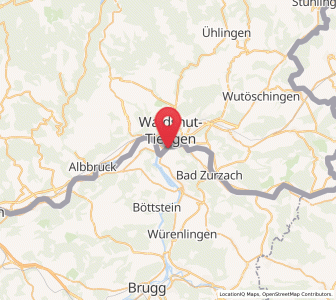 Map of Koblenz, Aargau