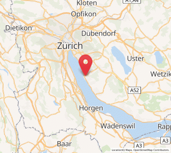 Map of Küsnacht / Dorf, Zurich