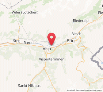Map of Lalden, Valais
