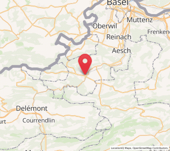 Map of Laufen, Basel-Landschaft