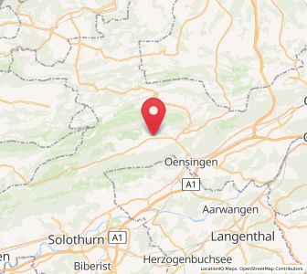 Map of Laupersdorf, Solothurn