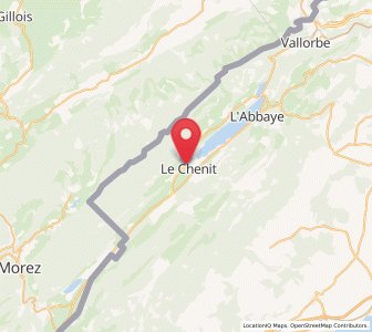 Map of Le Chenit, Vaud