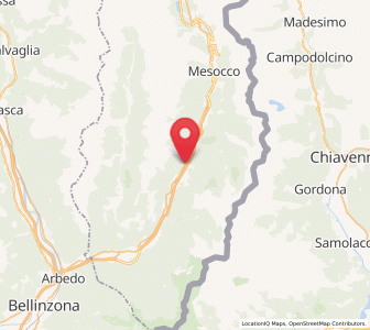 Map of Lostallo, Grisons