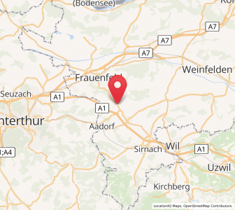 Map of Matzingen, Thurgau