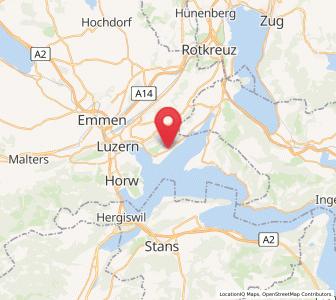 Map of Meggen, Lucerne