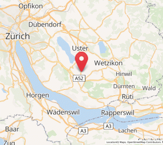 Map of Mönchaltorf / Dorf, Zurich