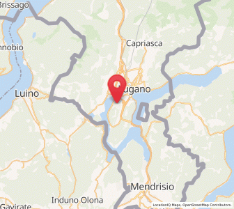 Map of Montagnola, Ticino