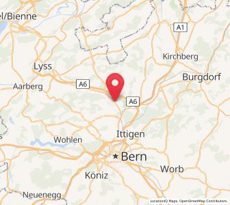 Map of Münchenbuchsee, Bern