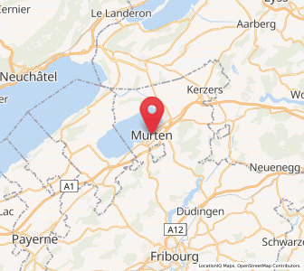 Map of Murten/Morat, Fribourg
