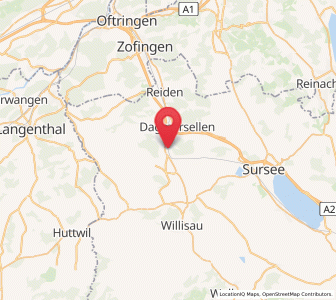Map of Nebikon, Lucerne