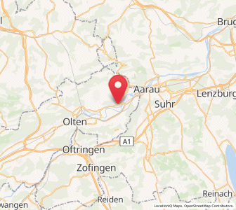 Map of Niedergösgen, Solothurn