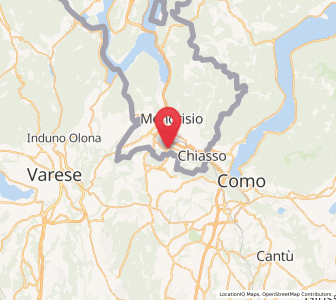 Map of Novazzano, Ticino
