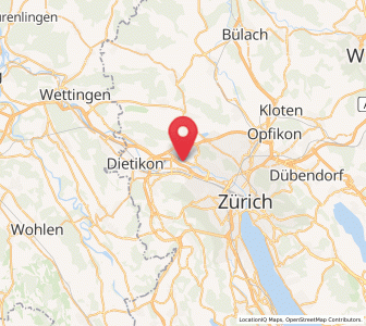 Map of Oberengstringen / Zentrum, Zurich