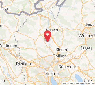 Map of Oberglatt / Oberglatt (Dorfkern), Zurich