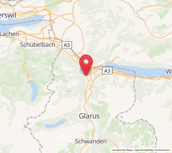 Map of Oberurnen, Glarus