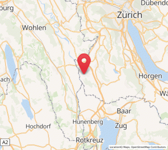 Map of Obfelden / Oberlunnern, Zurich