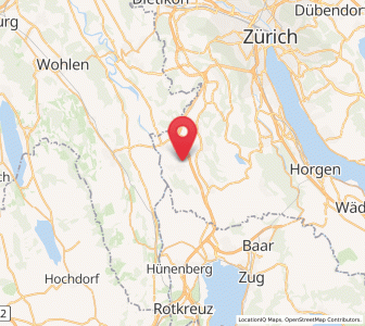 Map of Obfelden / Toussen, Zurich