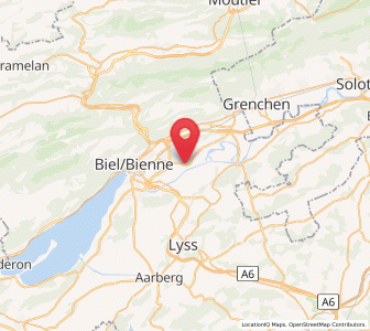 Map of Orpund, Bern