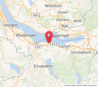 Map of Pfäffikon, Schwyz