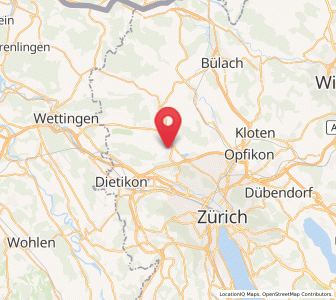 Map of Regensdorf / Feldblumen-Riedthofstrasse, Zurich