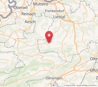 Map of Reigoldswil, Basel-Landschaft
